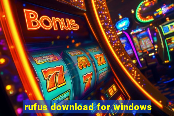 rufus download for windows